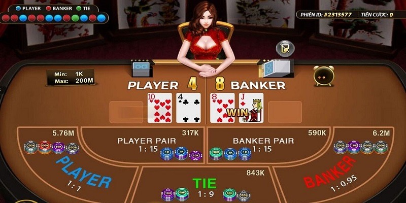 Thông tin các bảng cược trong Baccarat là gì?