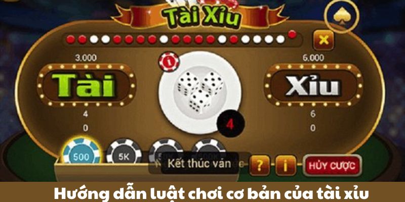 Hướng dẫn luật chơi cơ bản của tài xỉu